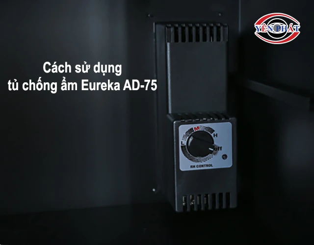 cách dùng tủ chống ẩm Eureka AD-75