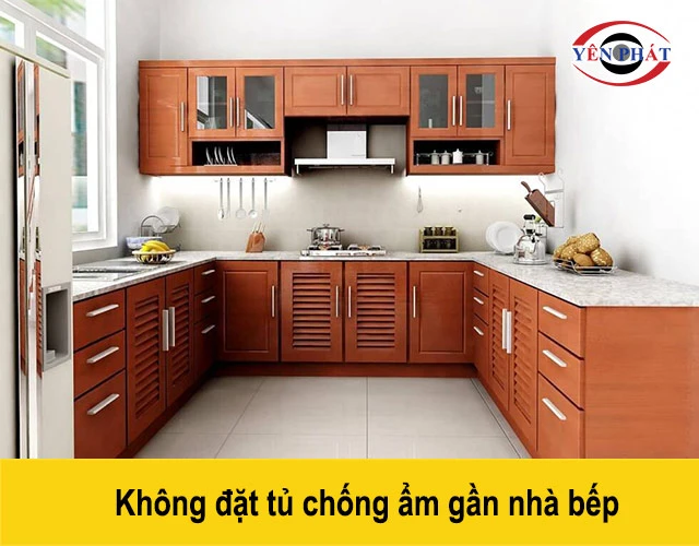 không đặt tủ chống ẩm Eureka MH-80 trong bếp
