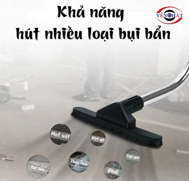 làm sạch nhiều loại bụi bẩn