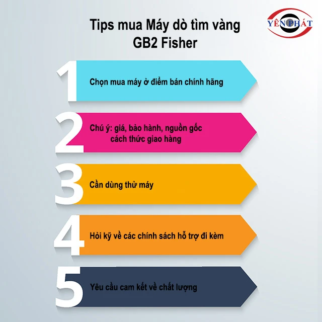 tips mua máy dò vàng GB2 Fisher