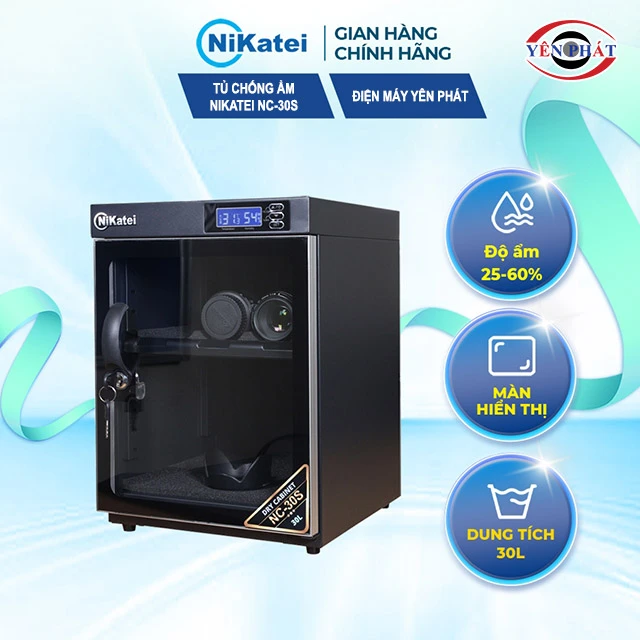 Tủ hút ẩm cao cấp Nikatei NC-30S