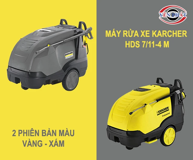 Hai phiên bản màu sắc của Karcher HDS 7/11-4 M