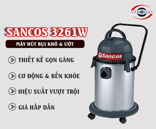 Giao diện máy hút bụi SANCOS 3261W