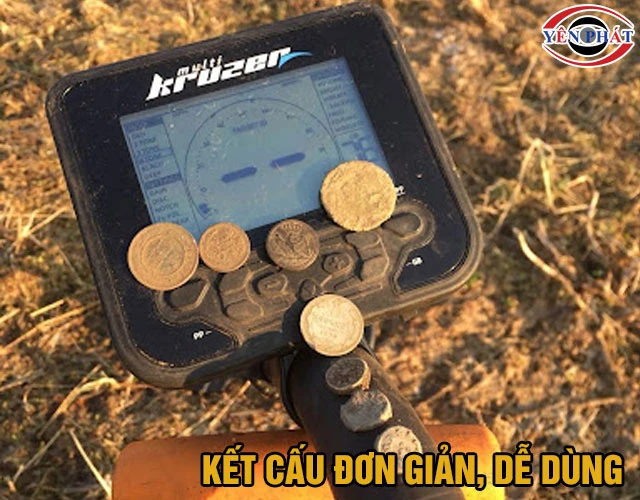 Máy dò vàng chuyên dụng Gold Kruzer dễ dùng