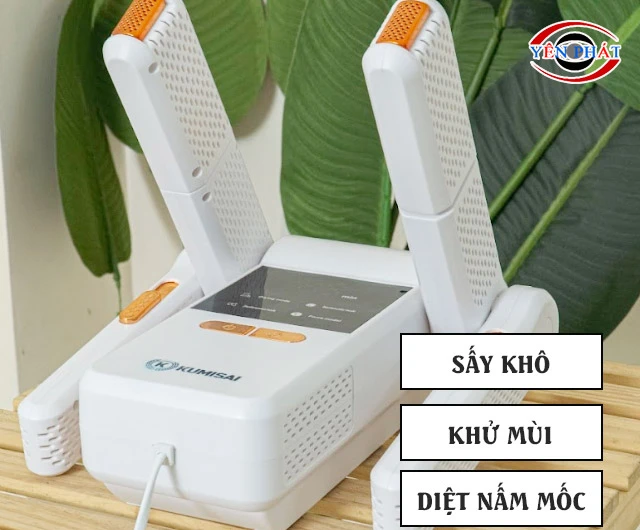 Sấy khô nhanh, diệt nấm & khử mùi đỉnh