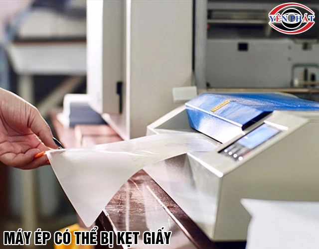 Rulo máy ép plastic bị kẹt giấy