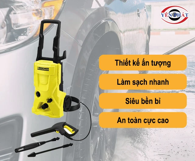 ưu điểm của Máy phun rửa xe Karcher K3.500
