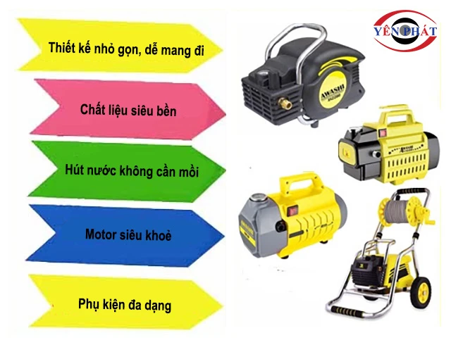 ưu điểm của máy rửa xe Awashi 