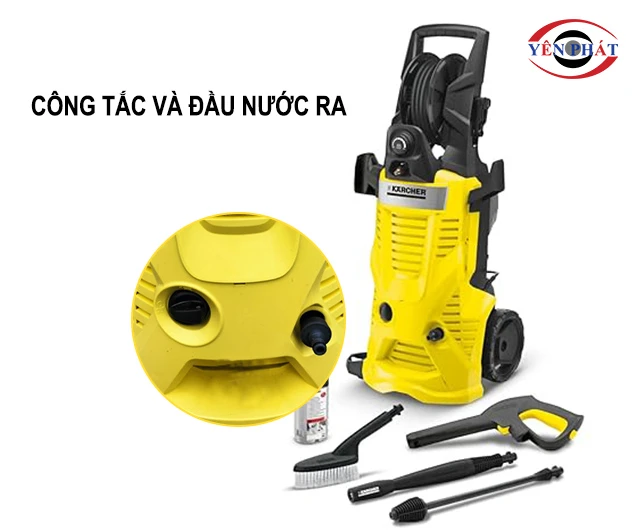 công tắc và đầu nước ra