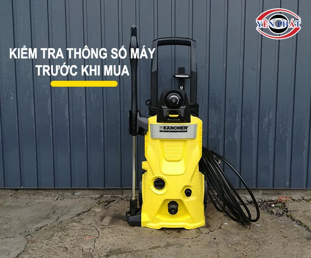 kiểm tra thông số máy