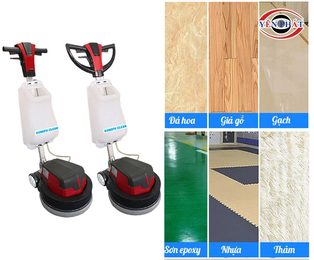 Kungfu Clean BD1AE phù hợp với nhiều mặt sàn