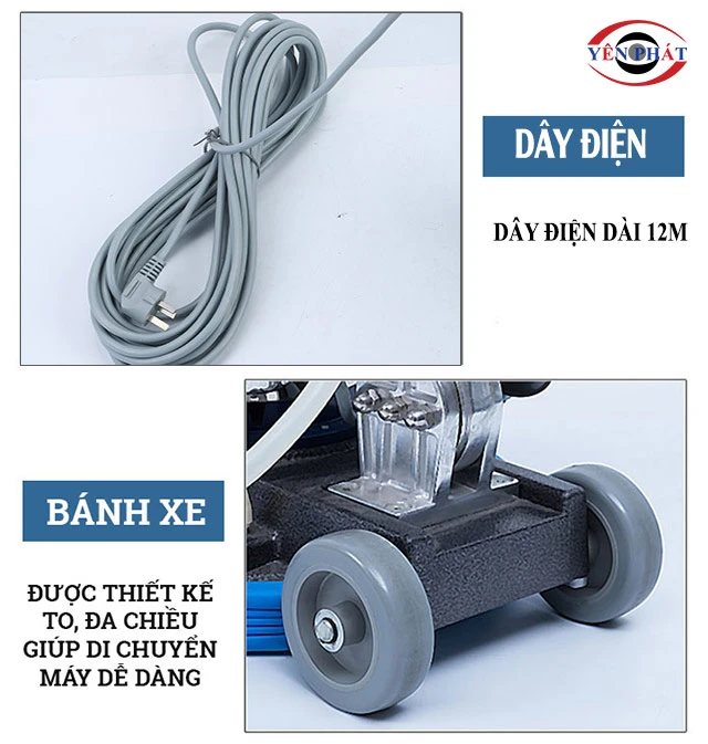 bánh xe và dây điện
