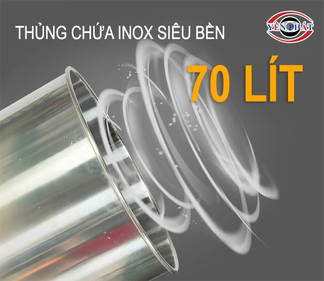 thùng chứa lớn 70 lít