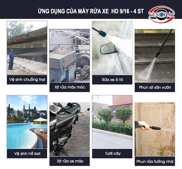 ứng dụng của HD 9/16 - 4 ST