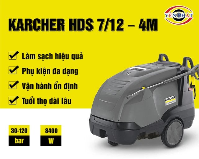 máy rửa xe HDS 7/12 - 4M