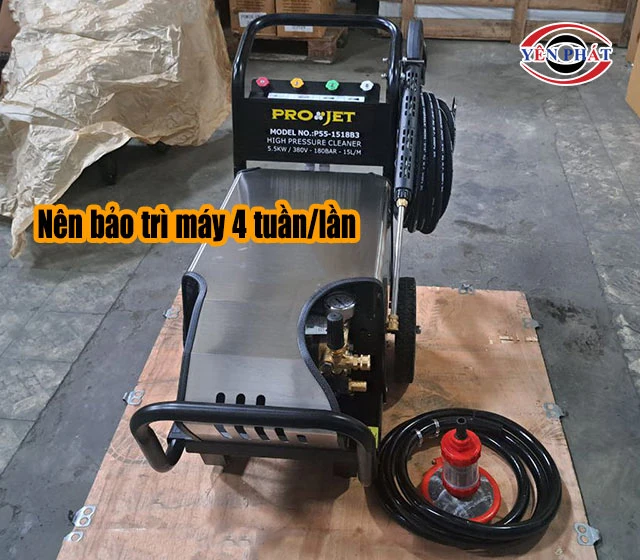 Nên bảo trì máy rửa xe 5000W thường xuyên