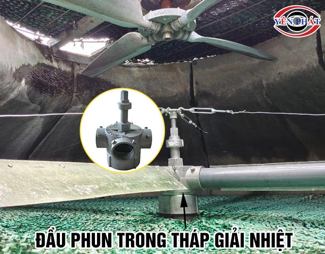 cách hoạt động của đầu phun bằng hợp kim nhôm DN90