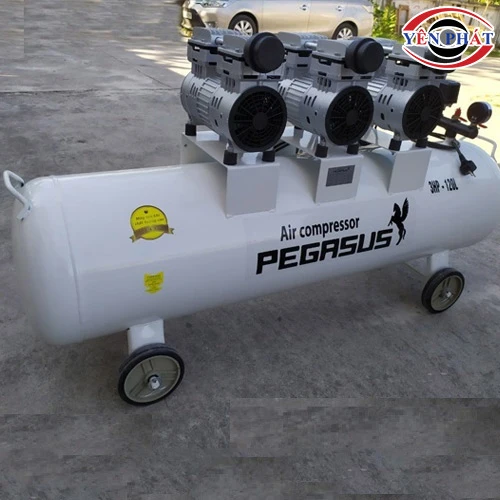 Máy nén khí không dầu giảm âm Pegasus TM-OF750x3-120L 2