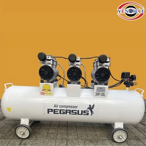 Máy nén khí không dầu giảm âm Pegasus TM-OF750x3-120L 4