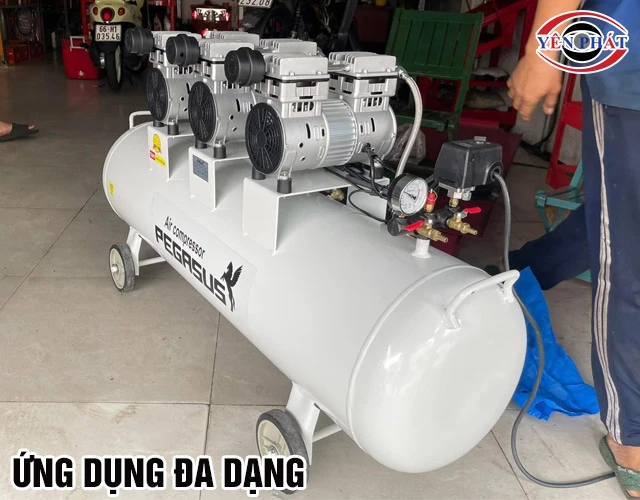 máy khí nén không dầu Pegasus TM-OF750x3-120L