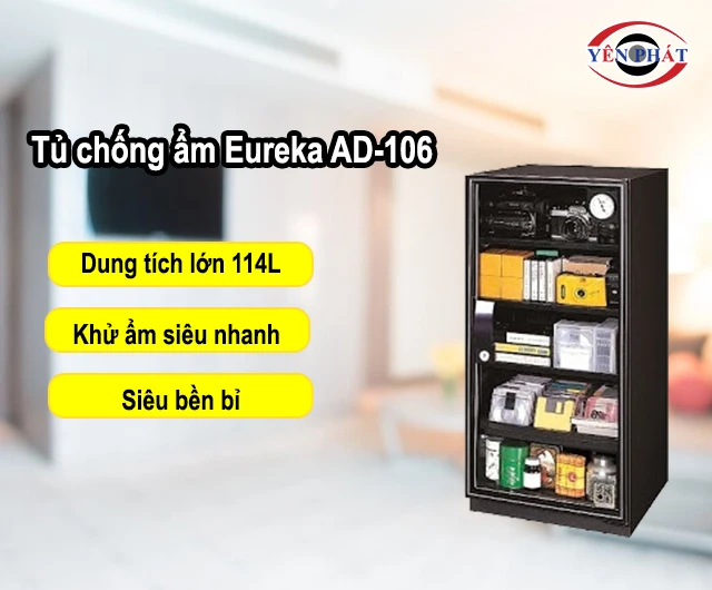 ưu điểm của Tủ chống ẩm Eureka AD-106