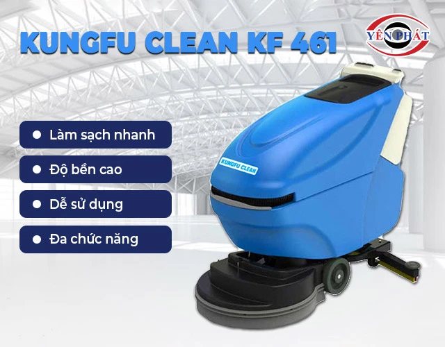ưu điểm máy chà sàn Kungfu Clean KF461