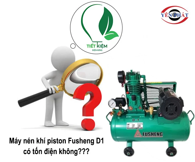 Máy nén khí Fusheng D1 có tốn điện không?