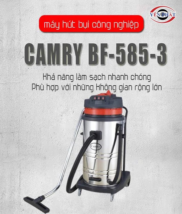 Máy hút bụi công nghiệp CAMRY BF-585-3