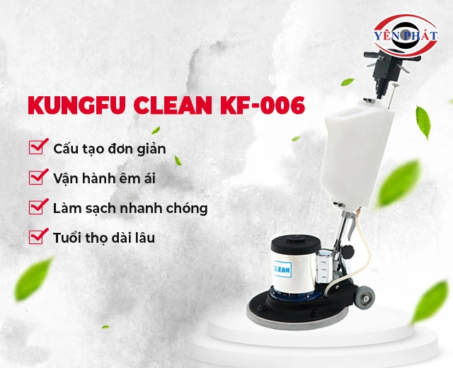 ưu điểm của Máy chà rửa sàn Kungfu Clean KF-006