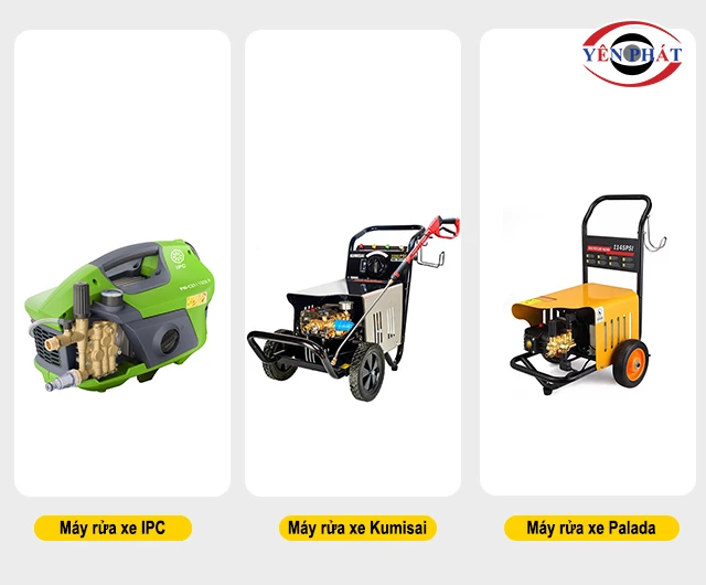 các thương hiệu máy rửa xe nổi tiếng