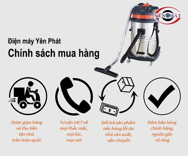 chính sách mua hàng tại yên phát