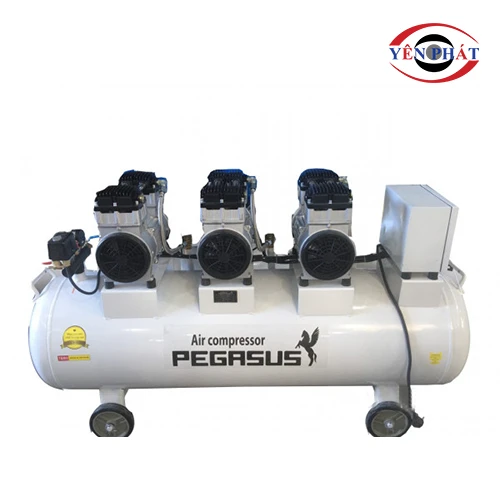 Máy nén khí không dầu giảm âm Pegasus TM-OF1100x3-180L 2