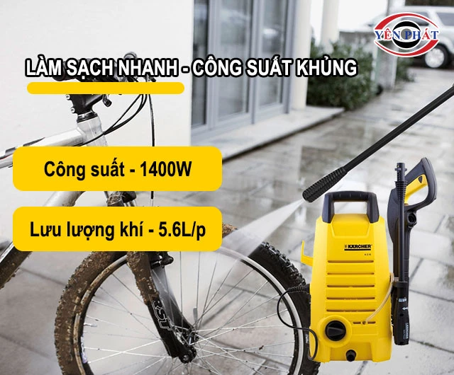 Máy bơm rửa xe gia đình Karcher K2.15 3