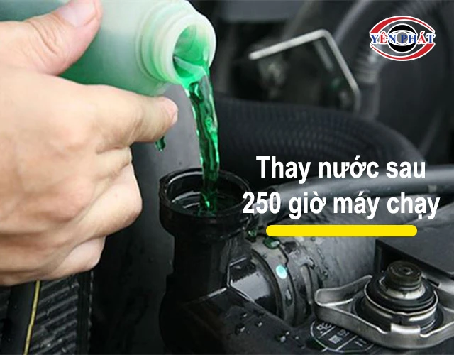 tần suất thay nước làm mát