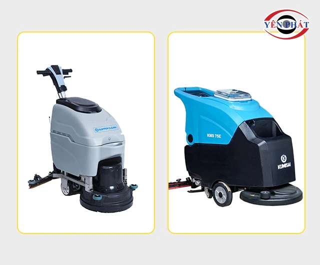 máy chà sàn liên hợp đẩy tay dùng điện