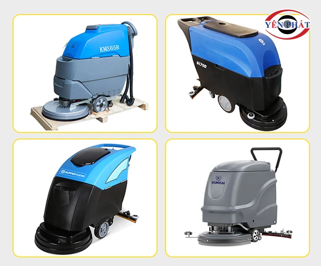 máy chà sàn liên hợp đẩy tay dùng ắc quy
