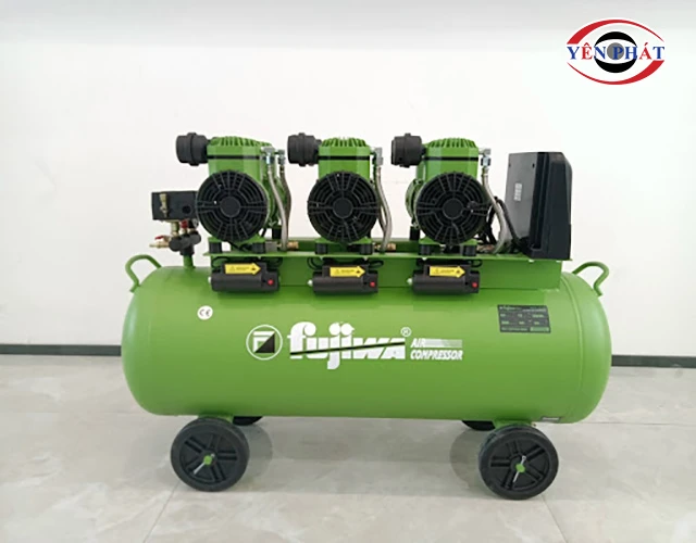 Máy bơm hơi không dầu, giảm âm Fujiwa 6HP