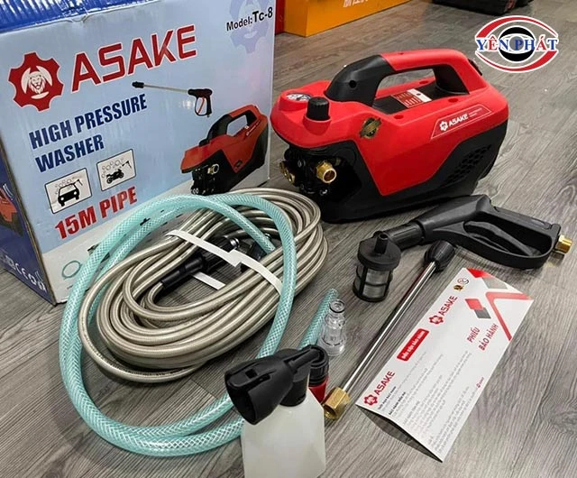 máy rửa xe Asake 