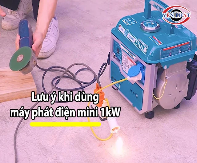 lưu ý khi chạy máy phát điện 1KW