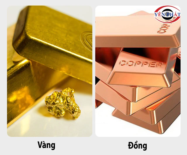 phân biệt vàng và đồng bằng màu sắc