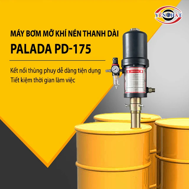 kết nối với thùng phuy mỡ tiện dụng