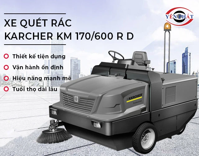 ưu điểm của Karcher KM 170/600 R D