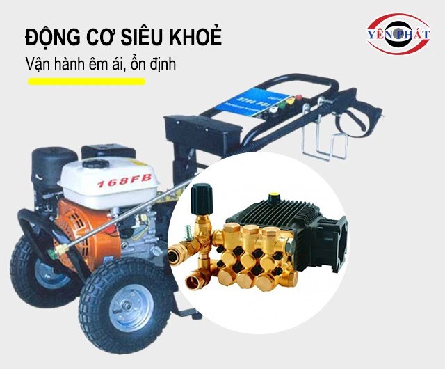 động cơ ổn định, êm ái