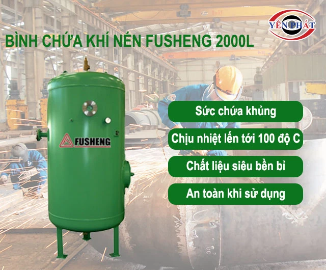 ưu điểm của Bình tích áp Fusheng 2000L