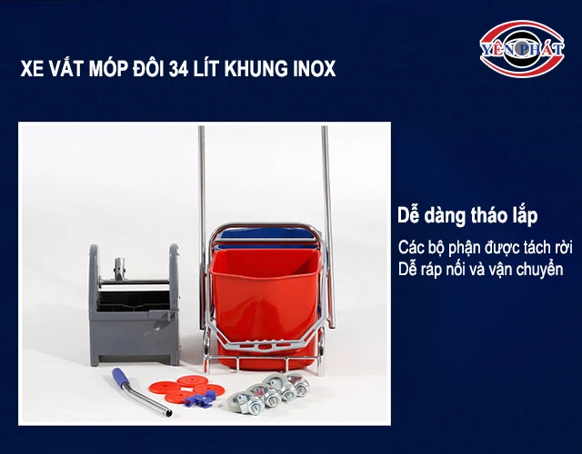 dễ dàng tháo rời
