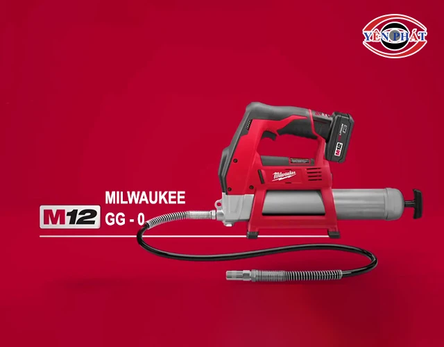Súng bơm mỡ bò dùng pin Milwaukee M12 GG-0