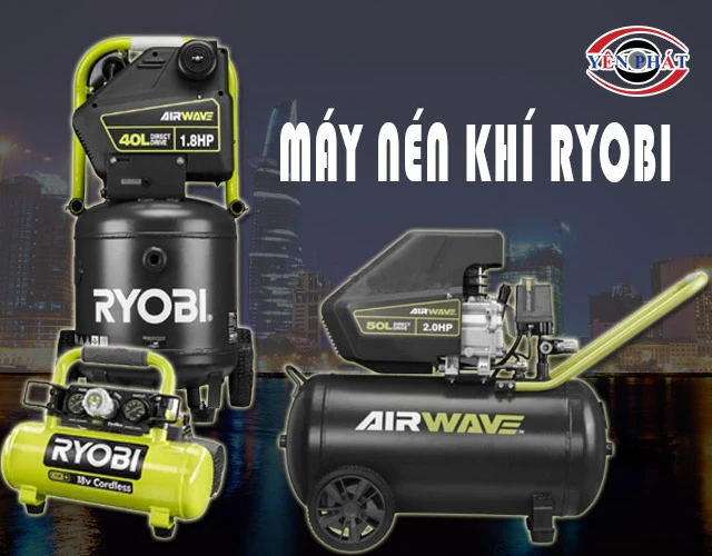 Top 3+ Máy nén khí Ryobi: Chất lượng, Giá rẻ, Bền khoẻ