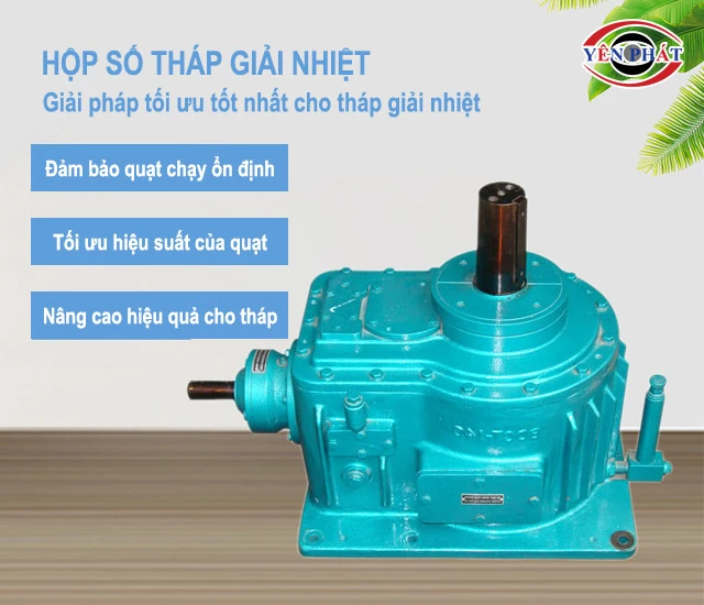 ưu điểm của hộp số tháp giải nhiệt