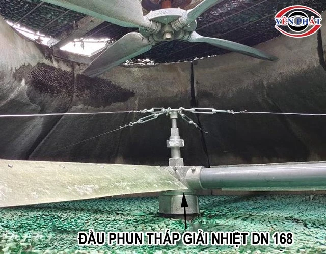 cách vận hành của đầu phun DN 168
