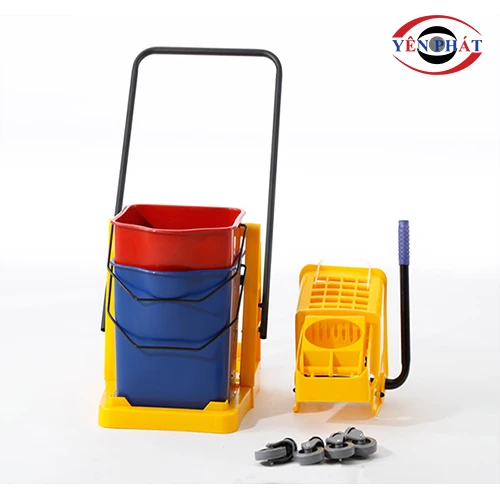 Xe vắt móp đôi 46 lít khung nhựa 2